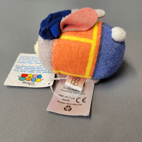 Zootopia Disney Tsum Tsum Bunny Judy Hopps Plush Toy Orange Blue 3" Long New - Picture 6 of 16